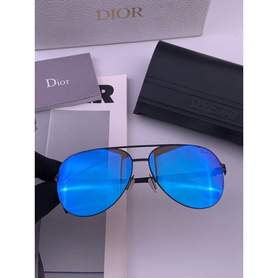 Dior Blue Mirror Aviator Sunglasses